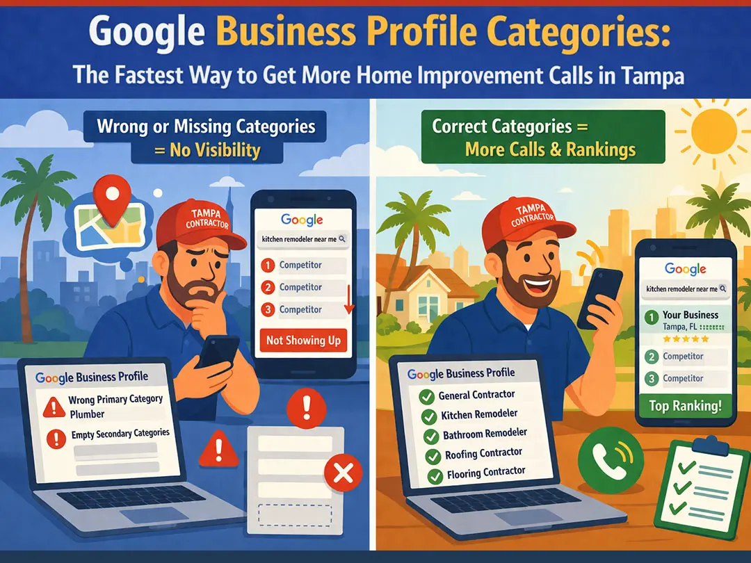 Google Business Profile Categories: The Fastest Way to Get More Home Improvement Calls in Tampa